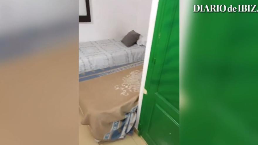 Vídeo: Así son algunas habitaciones que se alquilan en Ibiza por 1.500 euros al mes: cuchitriles