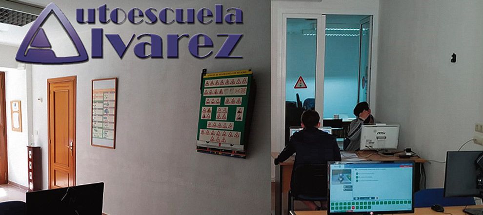 Instalaciones de autoescuela Álvarez.