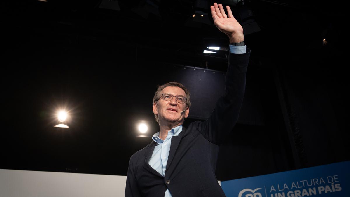 El presidente del PP, Alberto Núñez Feijóo.