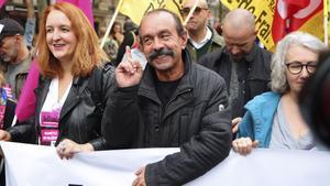 Philippe Martínez, durante las movilizaciones de este otoño en Francia.