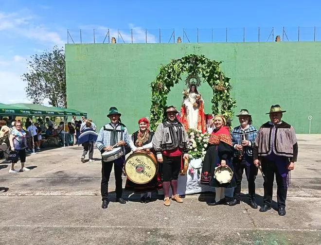 La romería de la Cantimbriana de Fuentes de Ropel, en imágenes