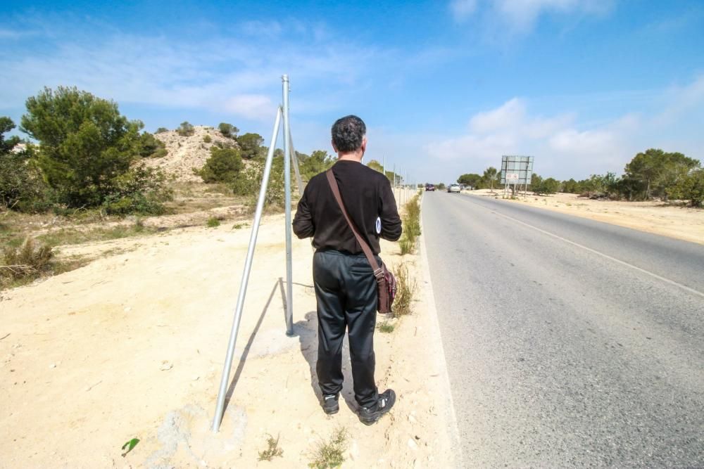 Manifestación en San Miguel de Salinas por la segu