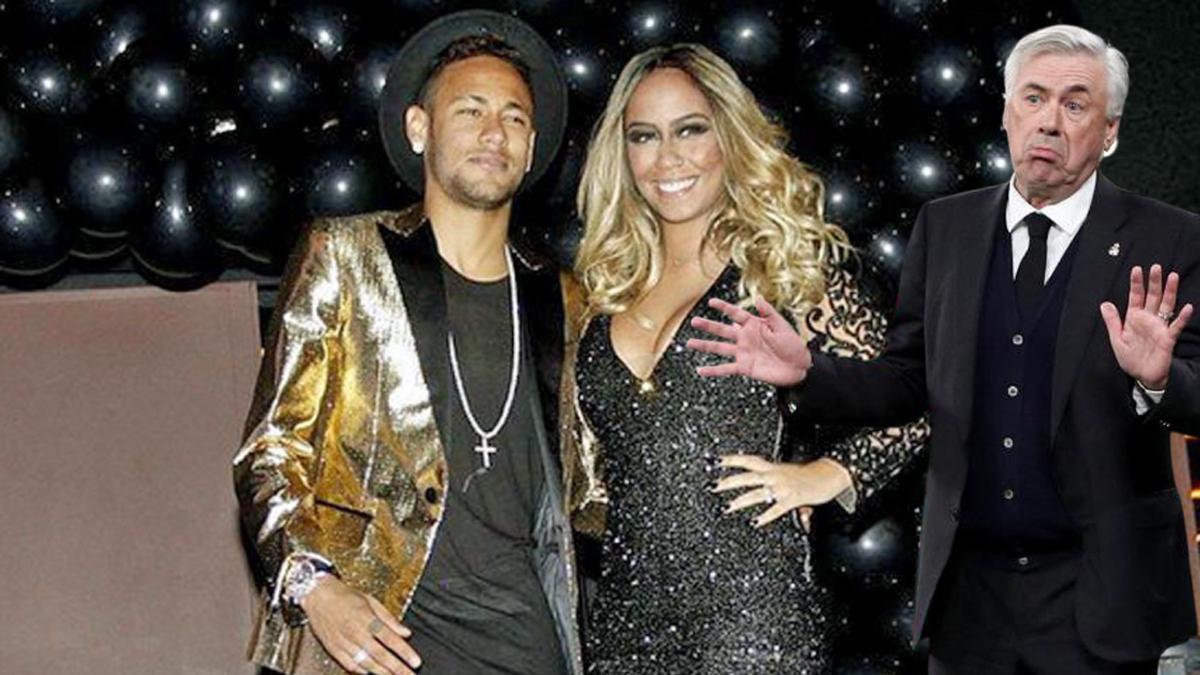 Ancelotti pasa de Neymar para Brasil tras irse al cumpleaños de su hermana