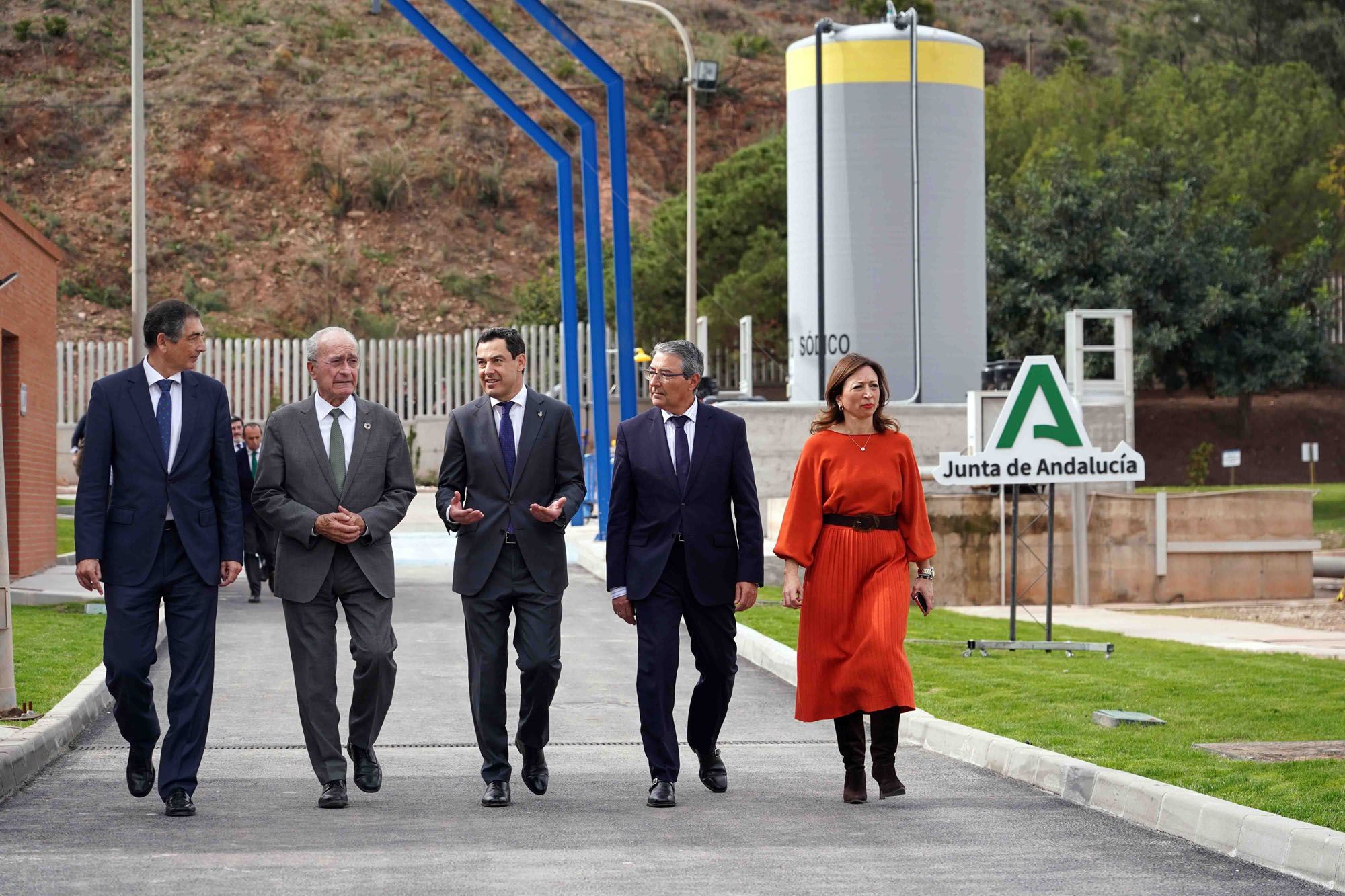 Inauguración de los tratamientos terciarios de la EDAR del Peñón del Cuervo