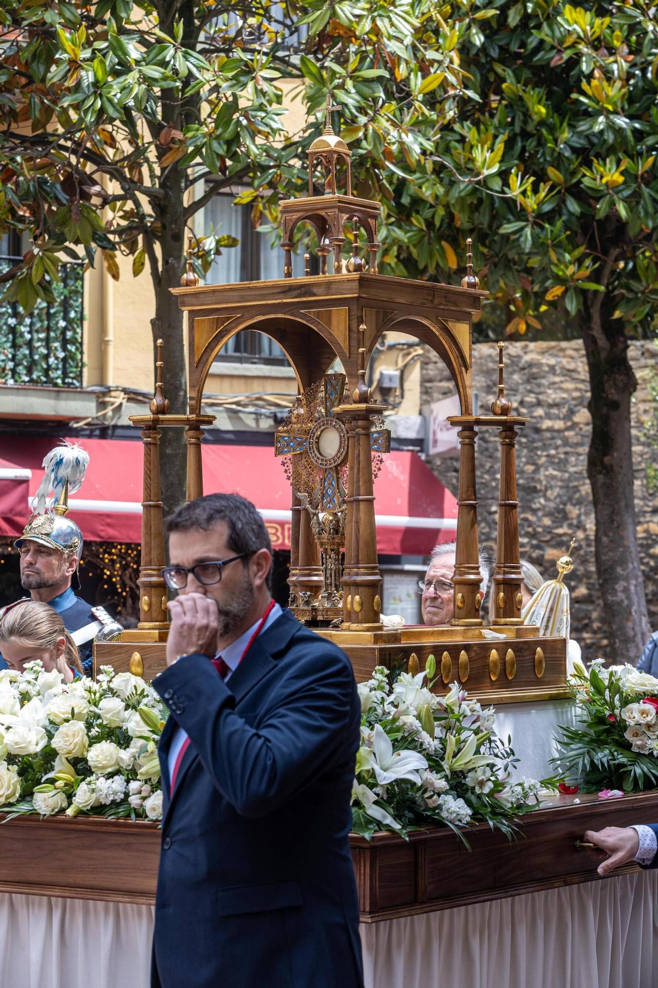 Celebración del Corpus en la Catedral de Oviedo