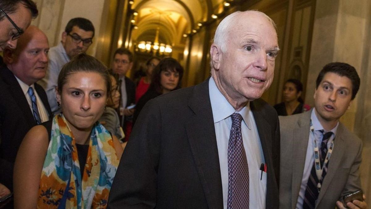 zentauroepp39477560 washington  dc   july 27  sen john mccain  r az  leaves the 170728193243