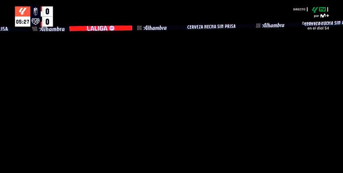 Apagón en el Granada - Rayo Vallecano