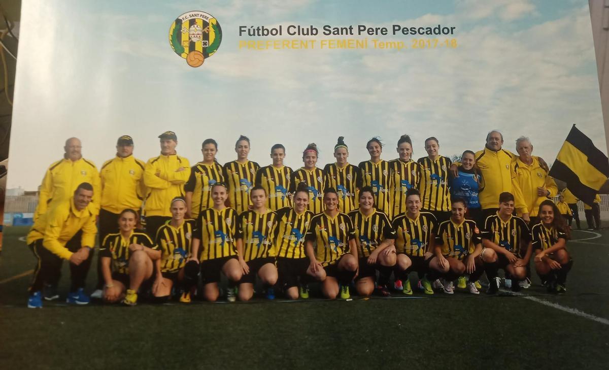L’equip del Sant Pere de la temporada 2017-18 a Preferent.