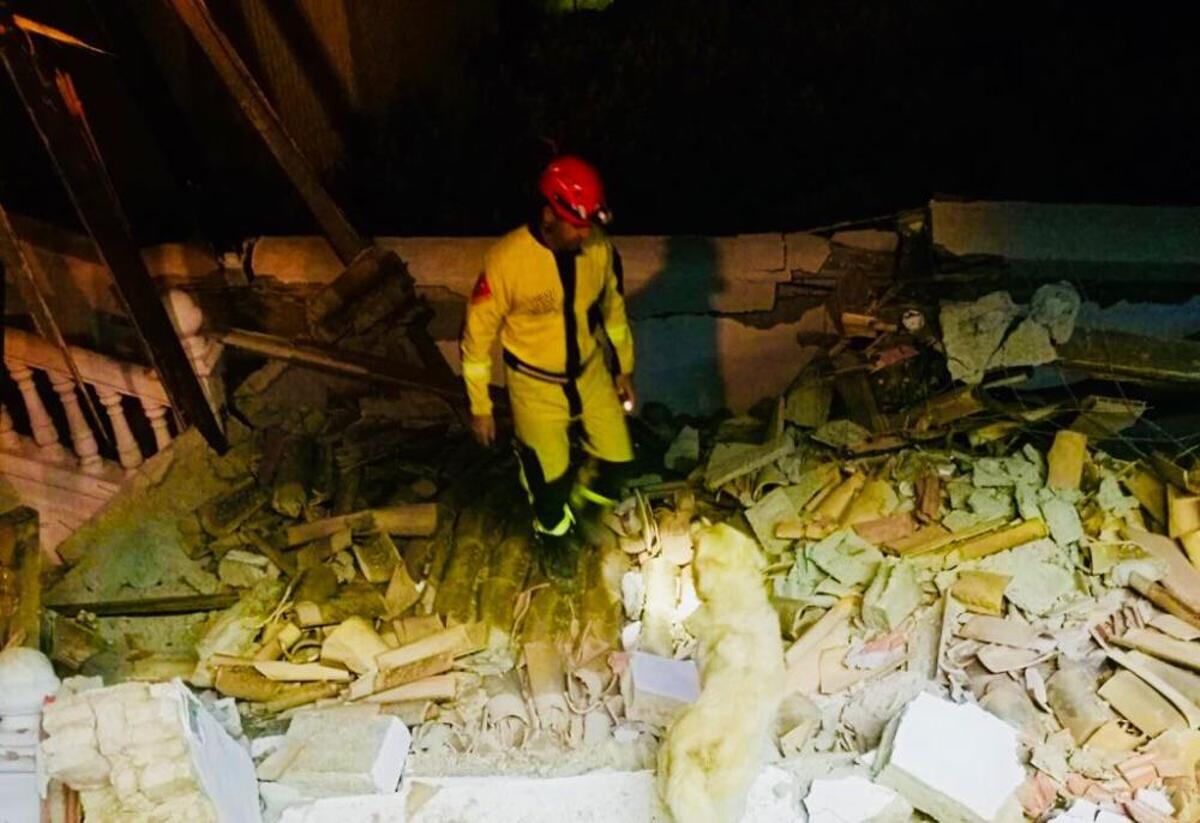 Derrumbe del lavadero de Callosa d'En Sarrià