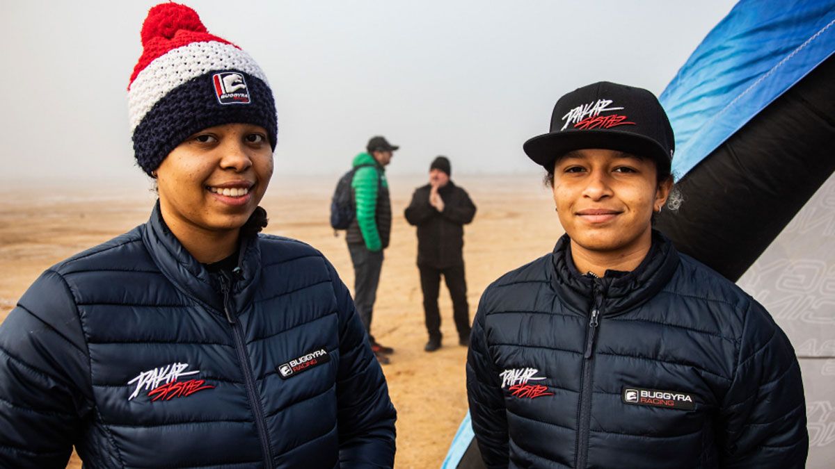 Las gemelas Koloc, en el Dakar