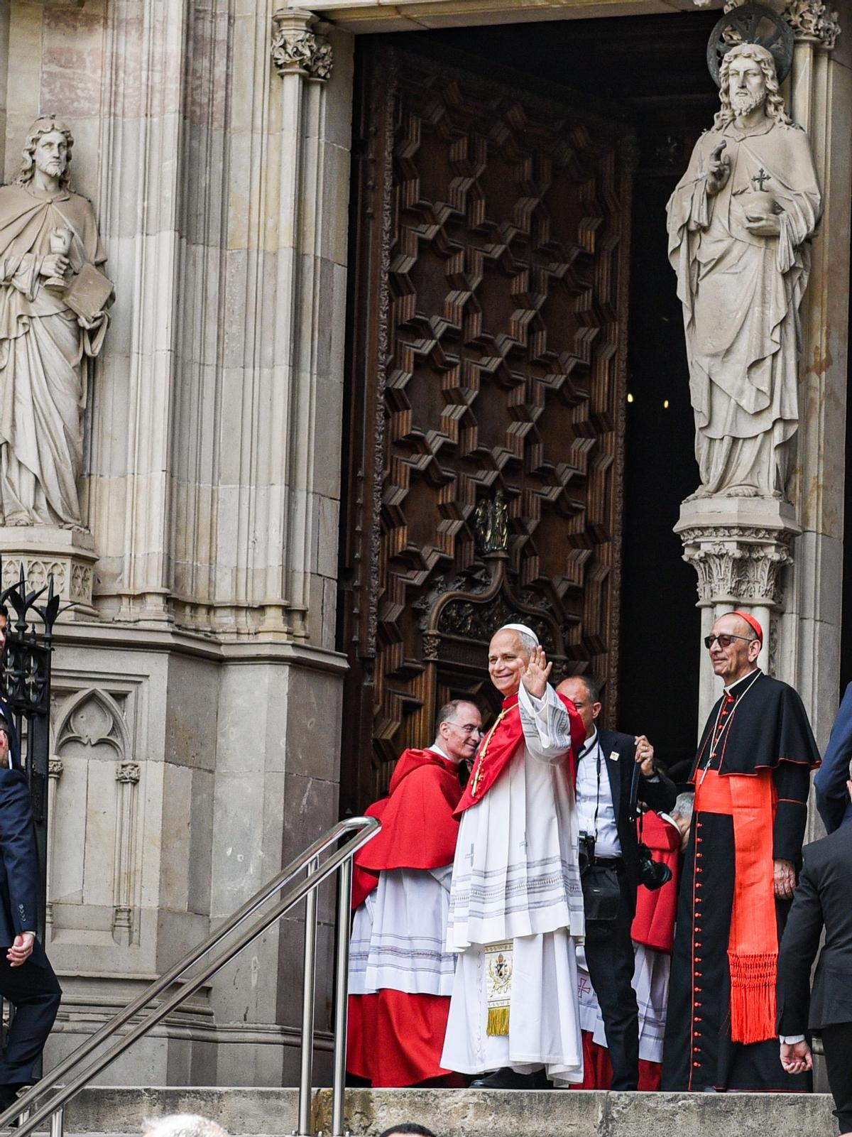 Les millors imatges de la visita del Papa Lleó XIV a Barcelona