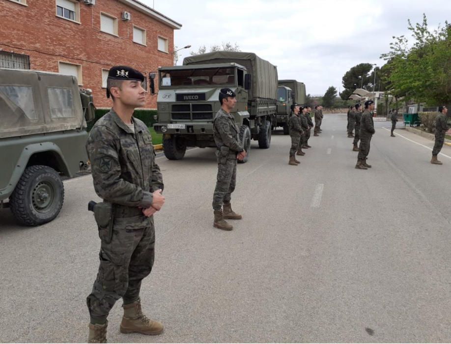 El ejército se despliega en Gandia