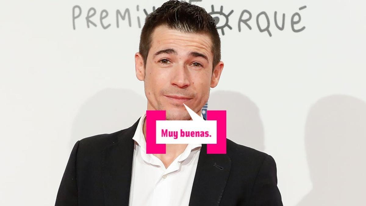 El actor Juan José Ballesta posando para la prensa