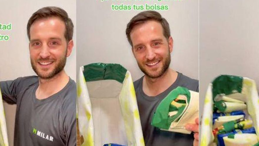 El truco viral para guardar las bolsas del supermercado para ahorrar espacio