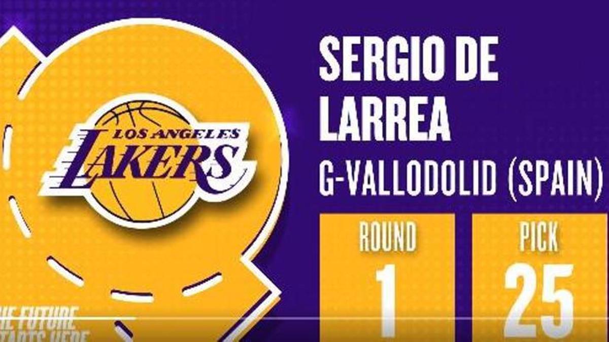 De Larrea, elegido en el Draft de la NBA, acaba en Dallas tras pasar por Lakers y Knicks