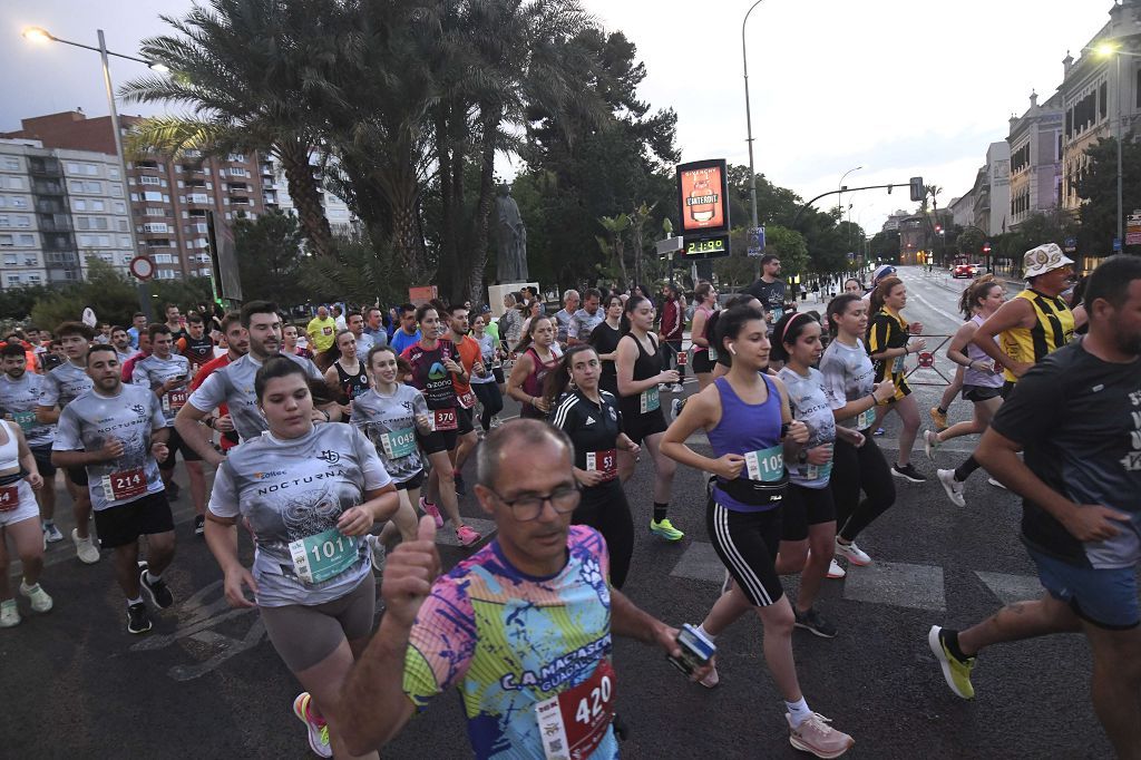 Carrera nocturna de Murcia, en imágenes