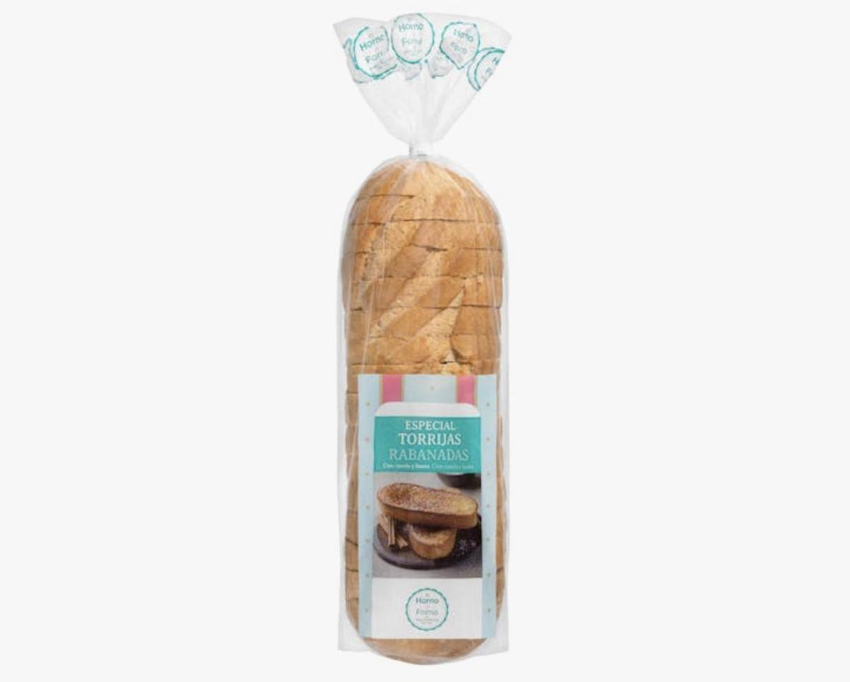 Pan para hacer torrijas de la marca Hacendado del Mercadona