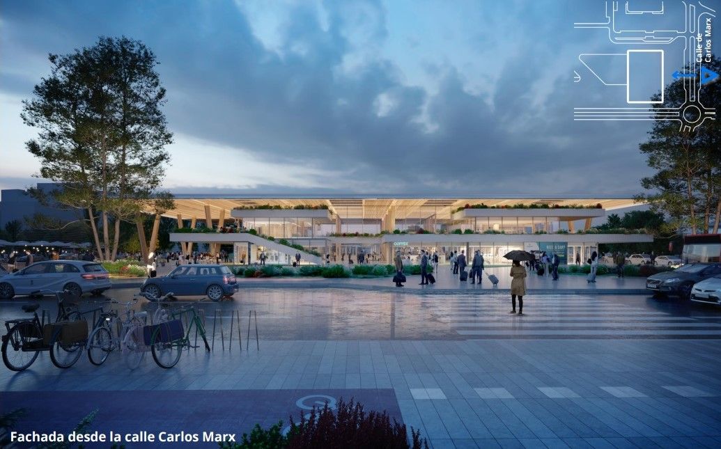 Así será la futura estación de tren de Gijón (en imágenes)