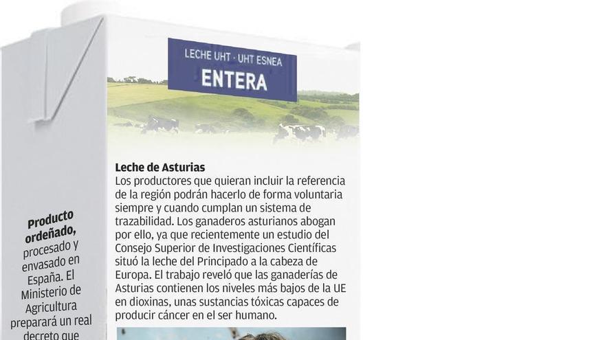 La leche vendida en España debe indicar el país de origen, según una nueva norma