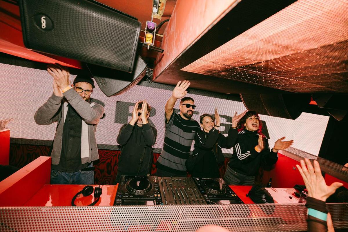 Els membres de Malifeta, dissabte passat.