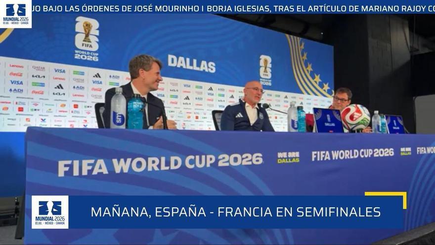 Luis de la Fuente se emociona en rueda de prensa: "Me acuerdo de mis padres y de mi hermano mucho. Les hubiera encantado vivir este tipo de momentos"
