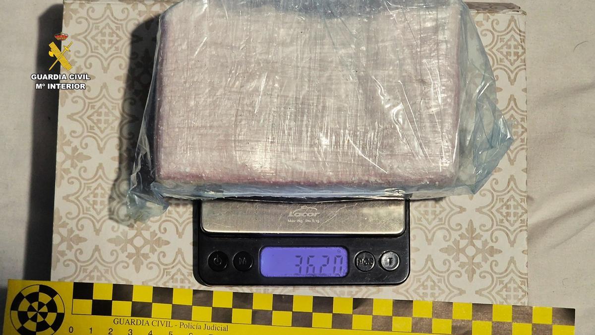 Parte de los estupefaccientes intervenidos en la 'Operación Chaburra'