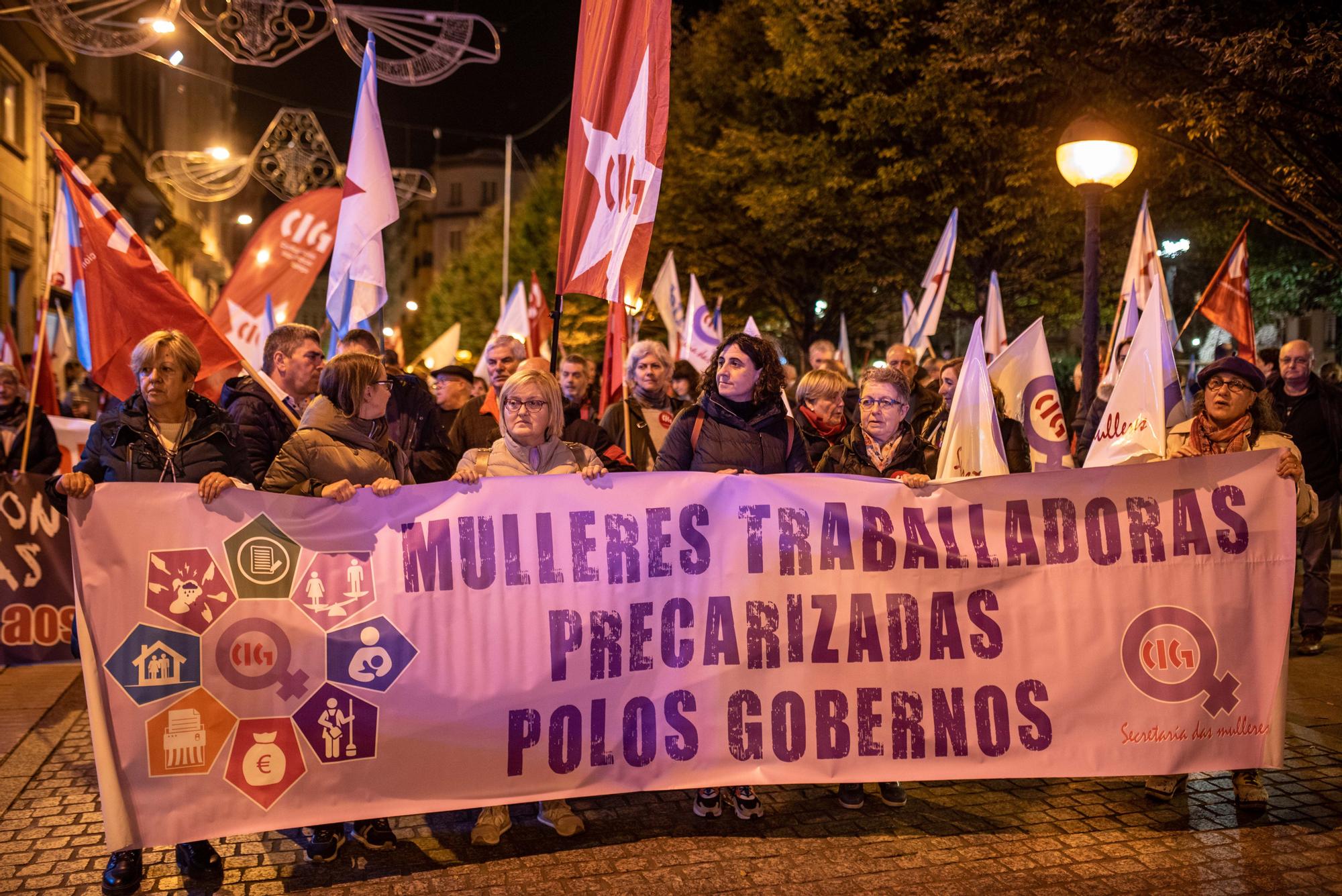 Protesta en A Coruña contra el aumento de la pobreza