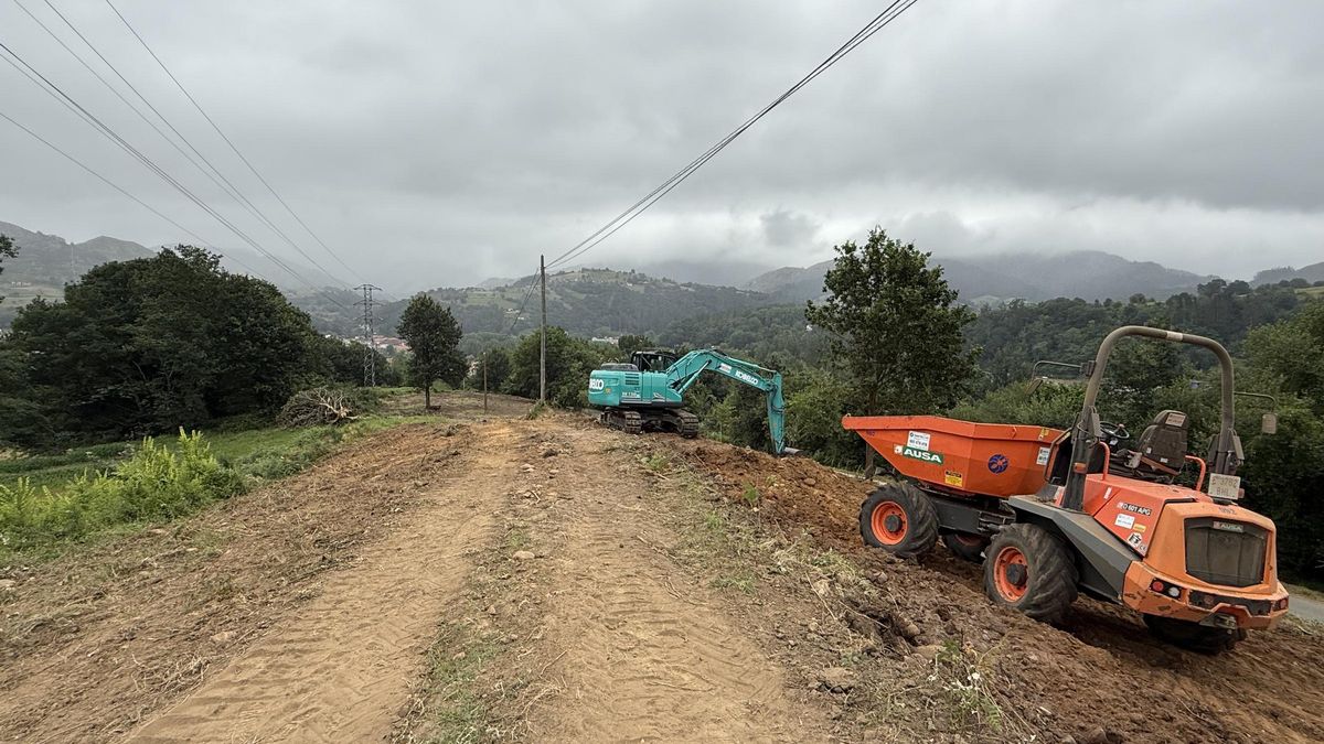 La zona en obras.