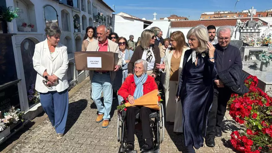 VÍDEO | La familia de José Gómez lo recupera 84 años después de su muerte en la cárcel franquista de Orduña (Vizcaya)