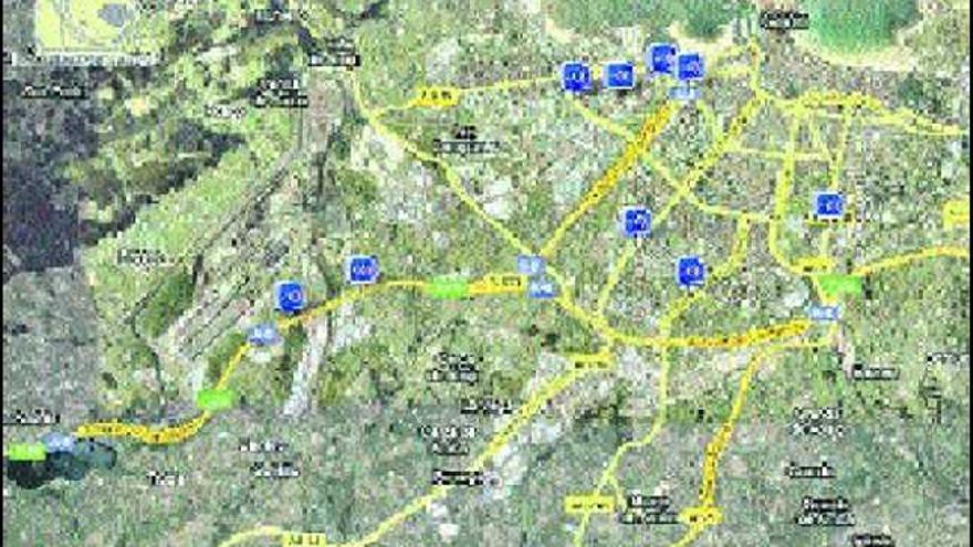 Nueve radares de tráfico controlan la velocidad en Gijón