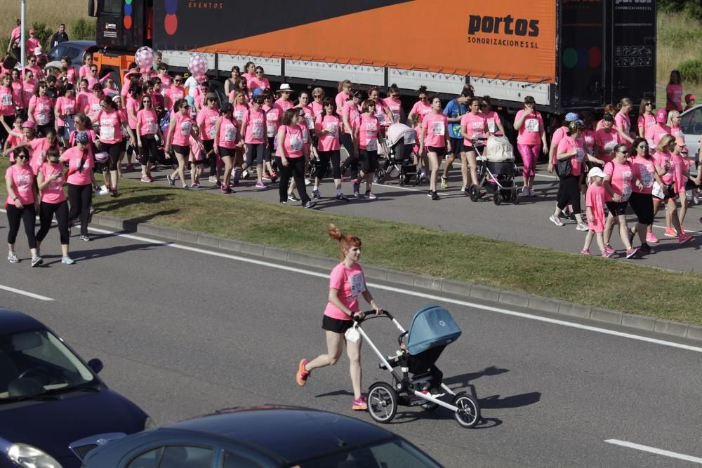 Carrera de la mujer en la zona este de Gijón.