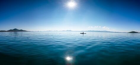Deportes náuticos en el Mar Menor.