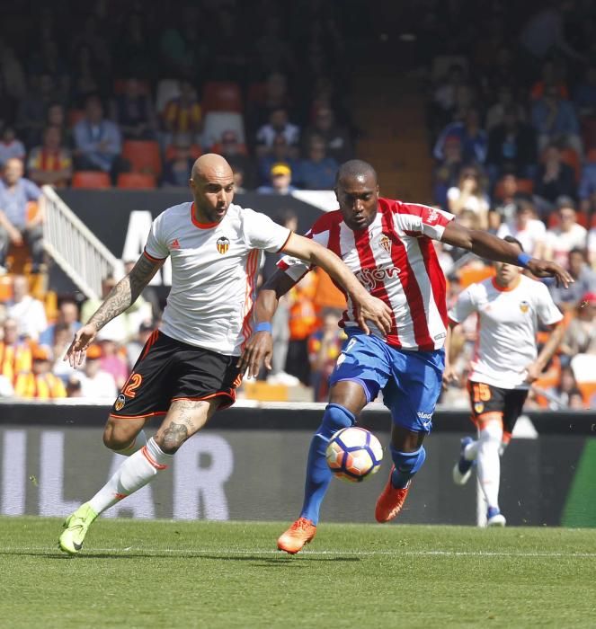 Las mejores imágenes del Valencia - Sporting