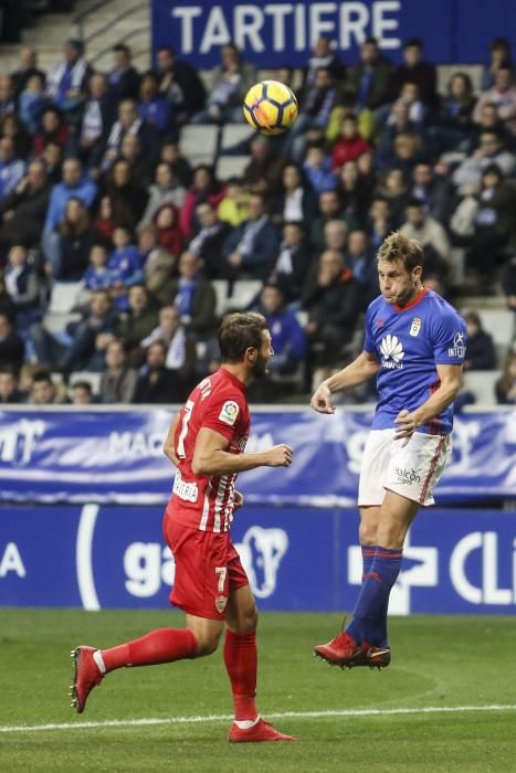 Partido en el Carlos Tartiere entre el Oviedo y el Almería