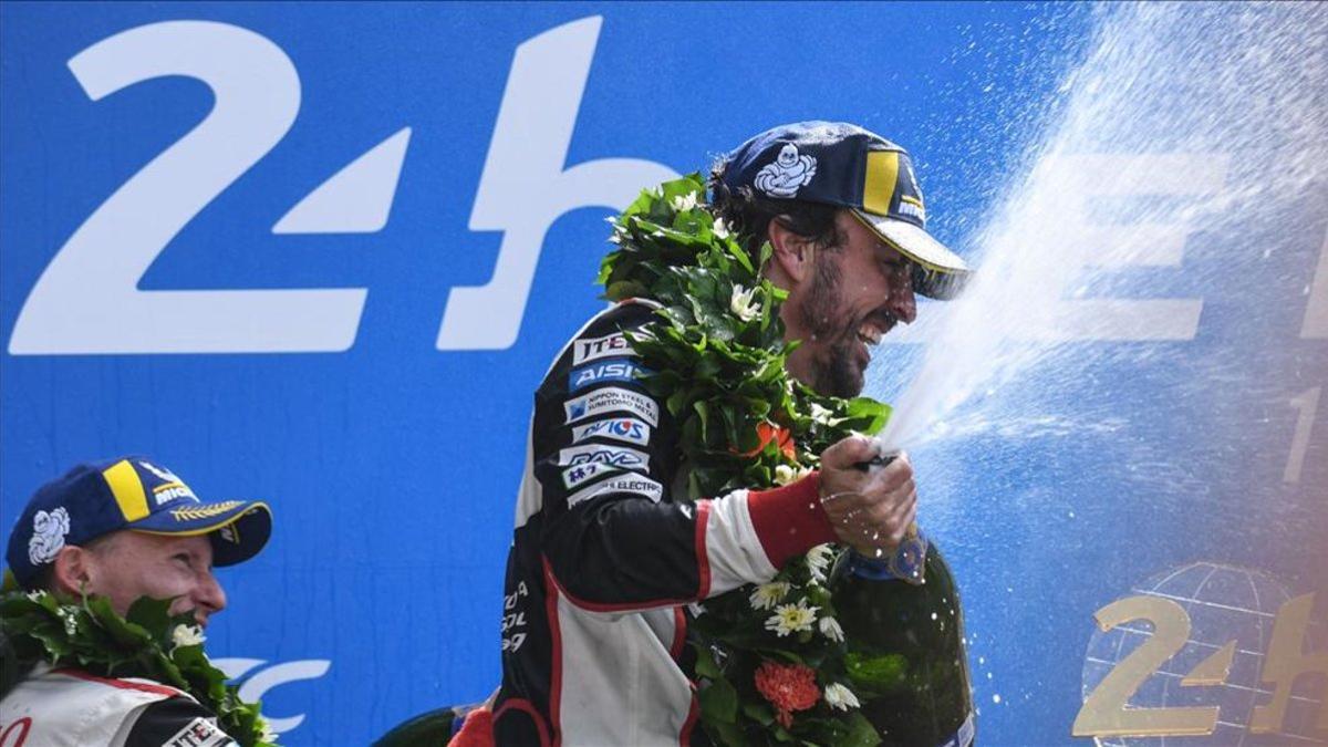 Alonso y Toyota ganaron ya el año pasado en Le Mans