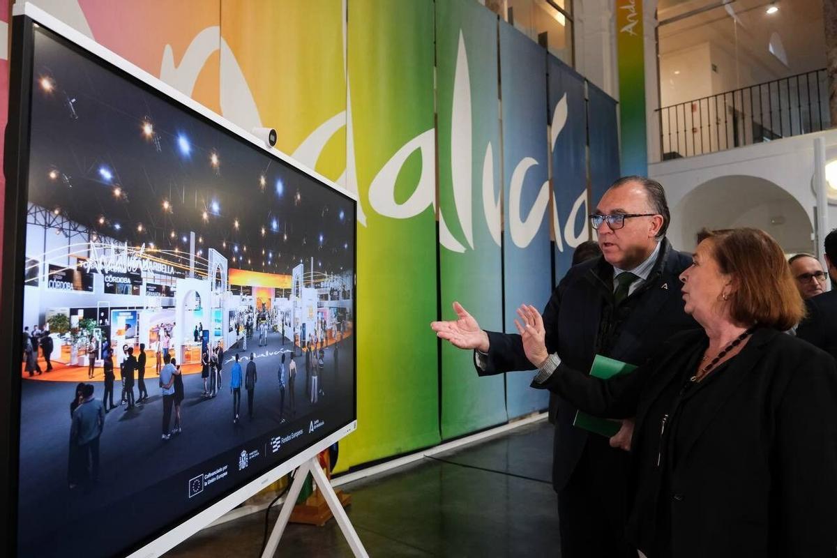 El consejero Arturo Bernal presenta la campaña de Andalucía en Fitur 2026