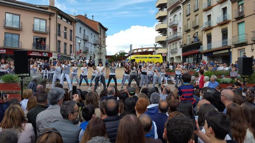 Olot, ben ple pel Primer de Maig