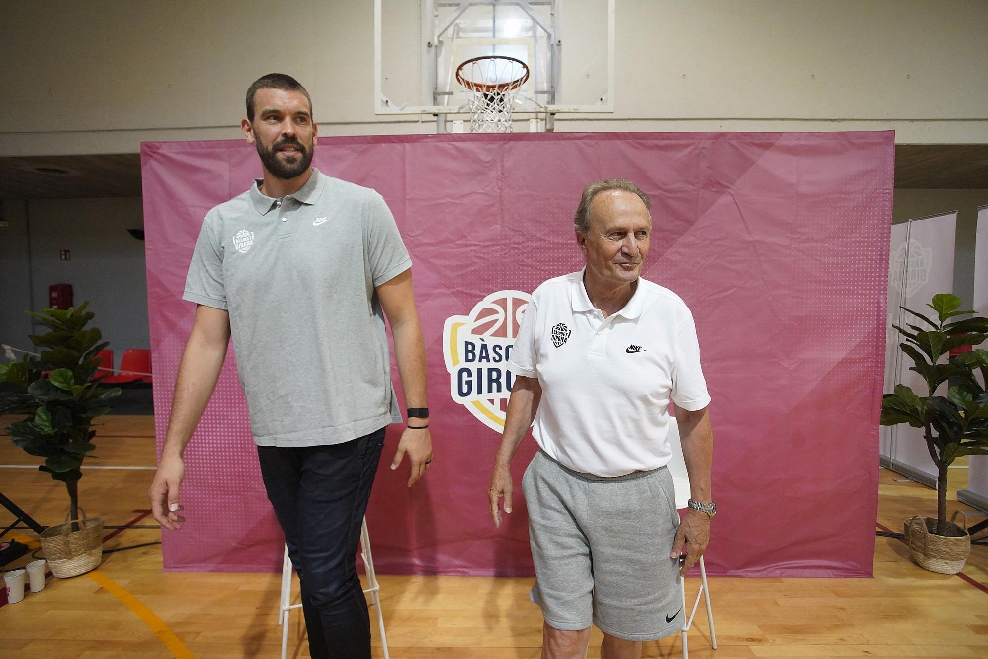 Presentació d'Aíto García Reneses com a nou entrenador del Bàsquet Girona