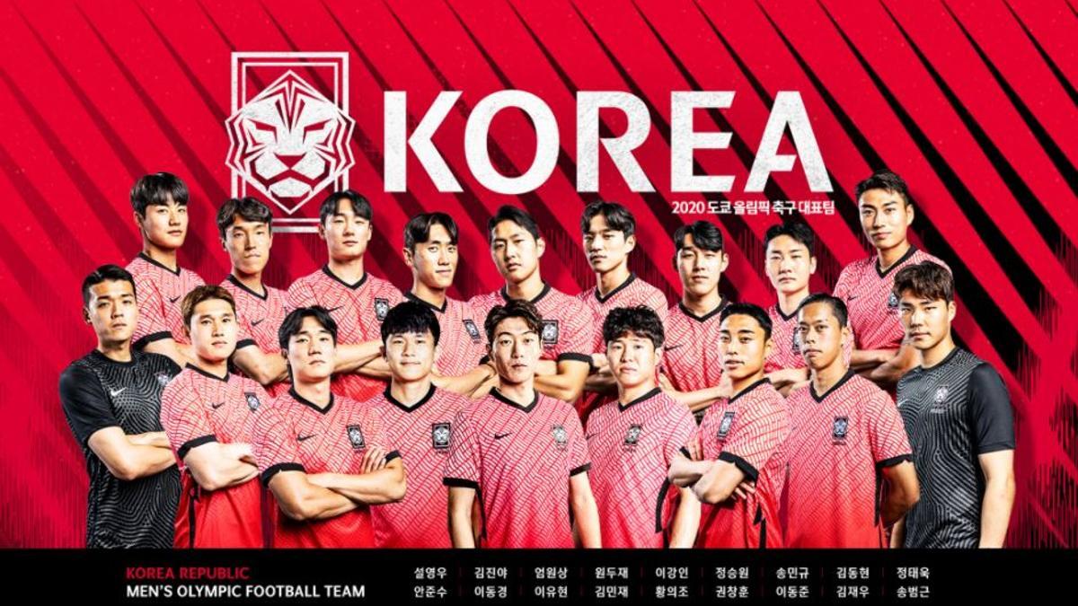 Una imagen de la selección de Corea, donde Kang In está llamado a ser protagonista