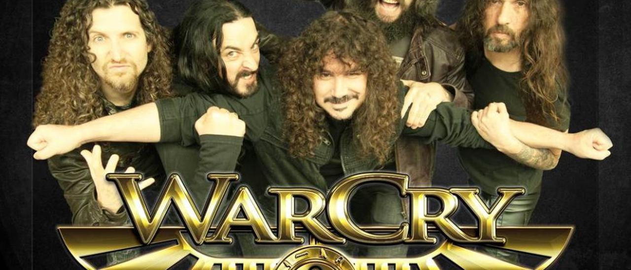 El grupo &quot;Warcry&quot;.