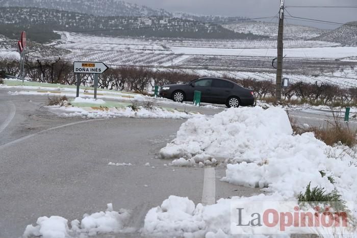 Nieve en Coy y Avilés (Lorca)