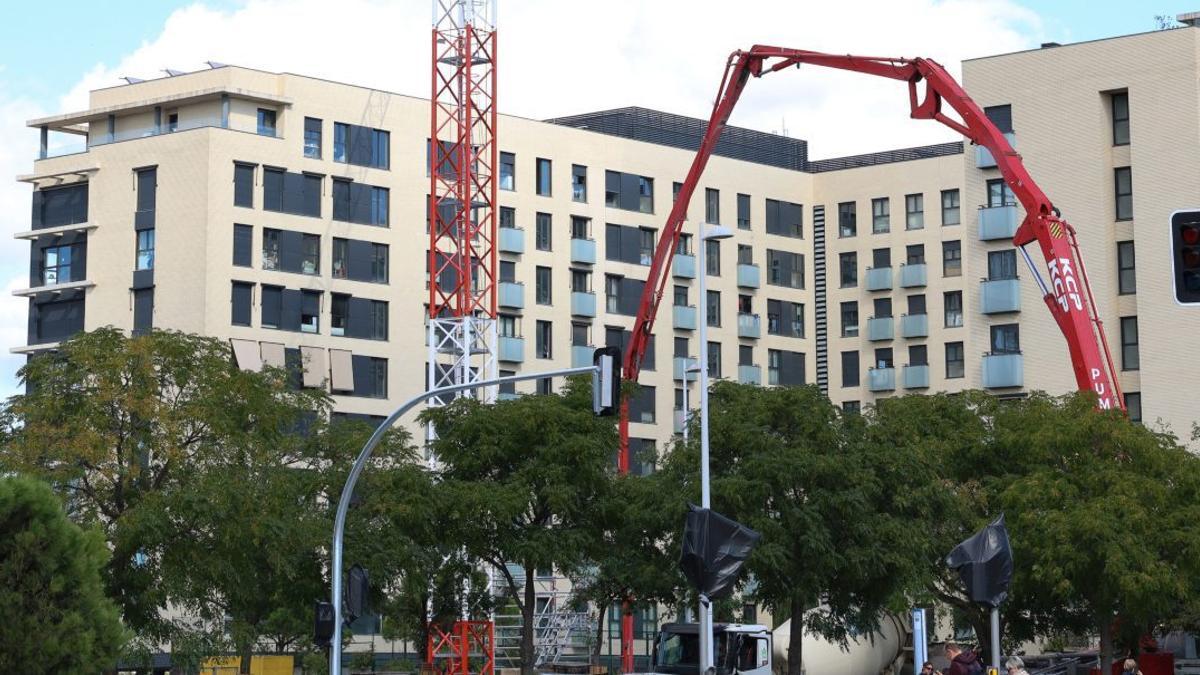 Edificio en construcción.
