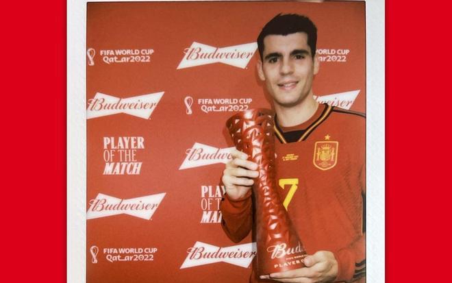 Álvaro Morata, abrió el marcador y puso mínimamente a La Roja por delante en el España 1-1 Alemania