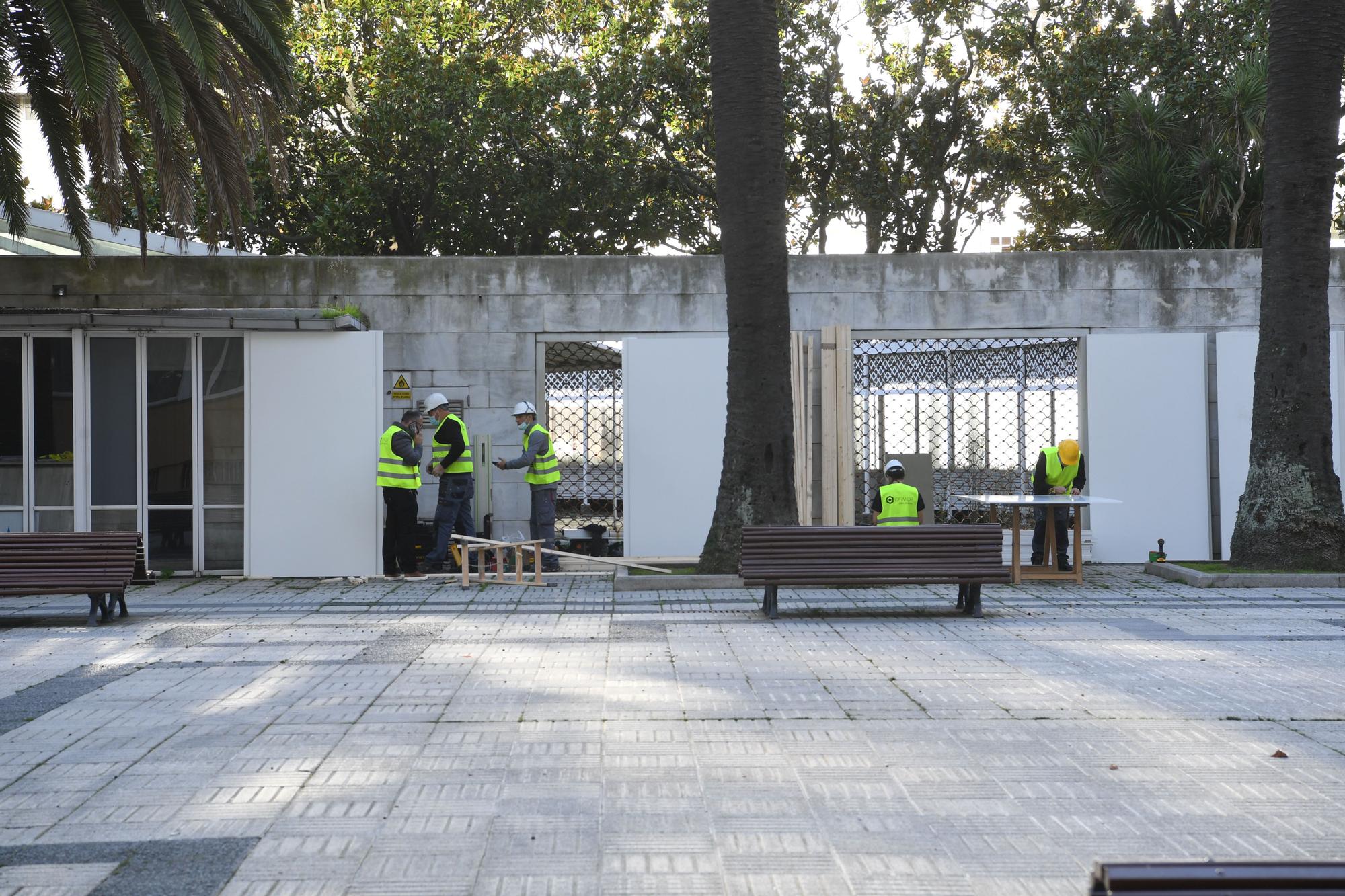 La cafetería Copacabana, en obras