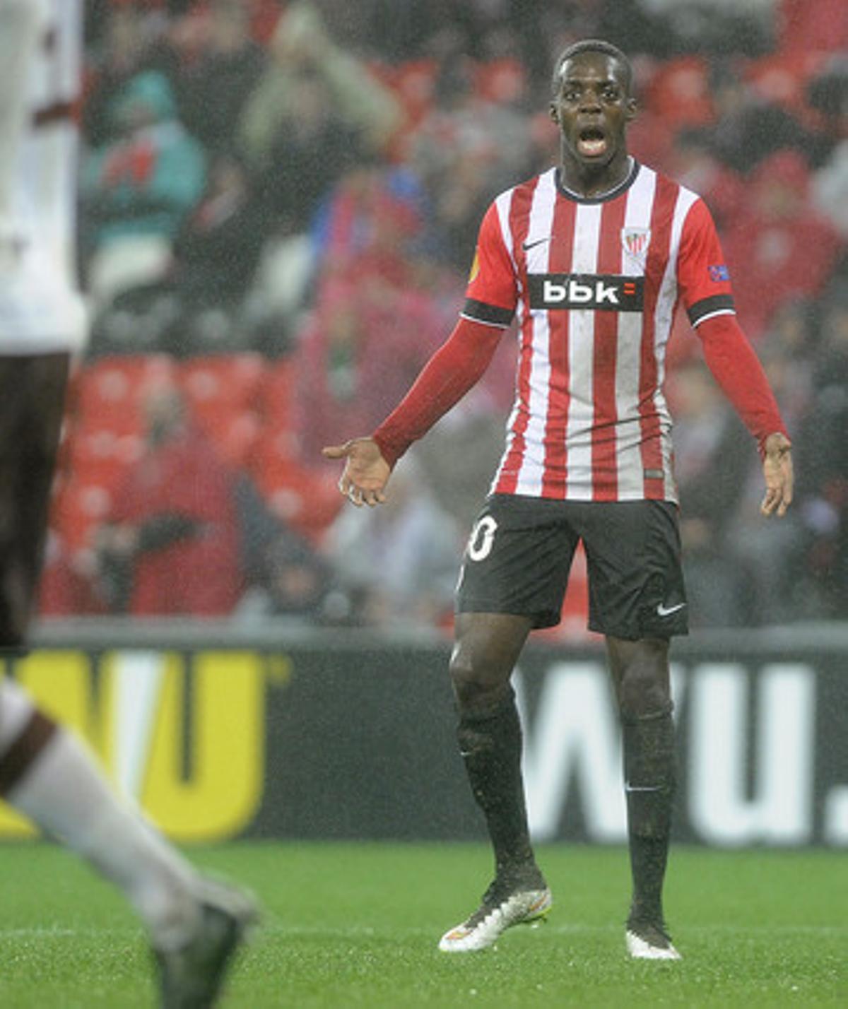 Iñaki Williams, en el partit davant el Torino a San Mamés. Iñaki Williams, en el partit davant el Torino a San Mamés.