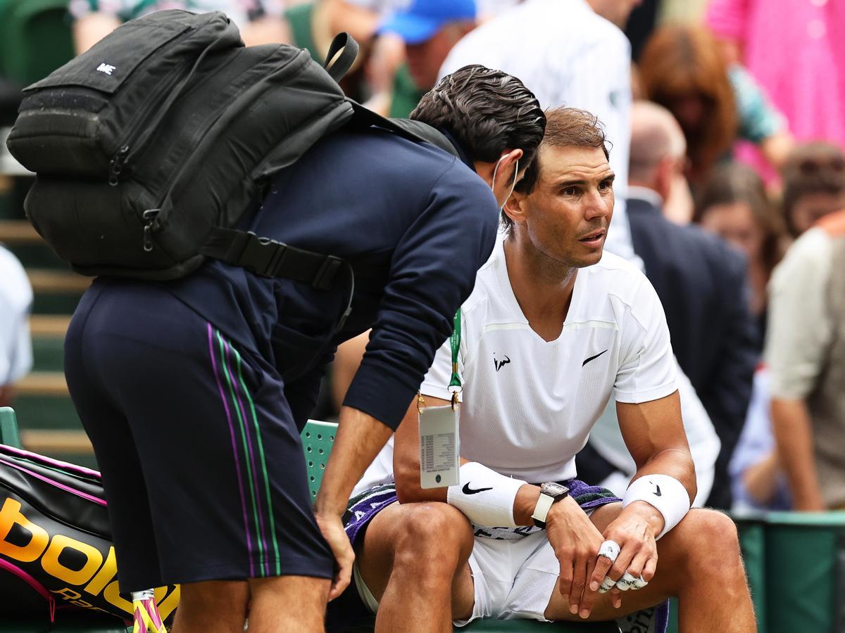 Nadal se entrena a un día de las semifinales