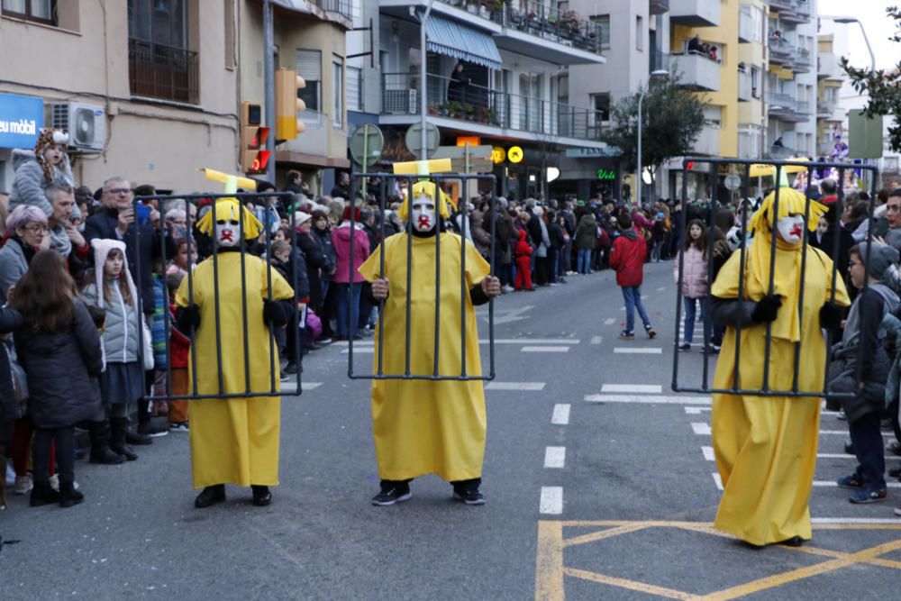 Rua de Carrosses i Comparses que ha tancat el Carnaval de la Costa Brava Sud a Blanes