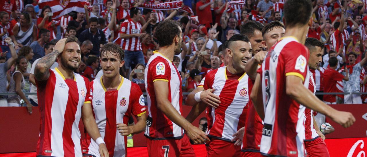 El primer partit del Girona a Primera Divisió.