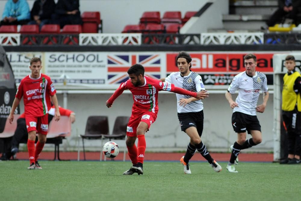 El partido entre el Caudal y Somozas, en imágenes