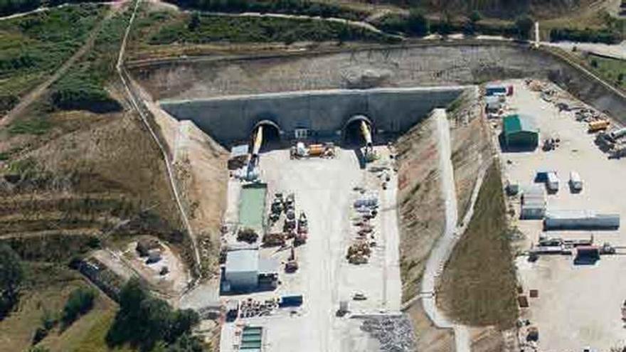 Obras del túnel de la Canda.